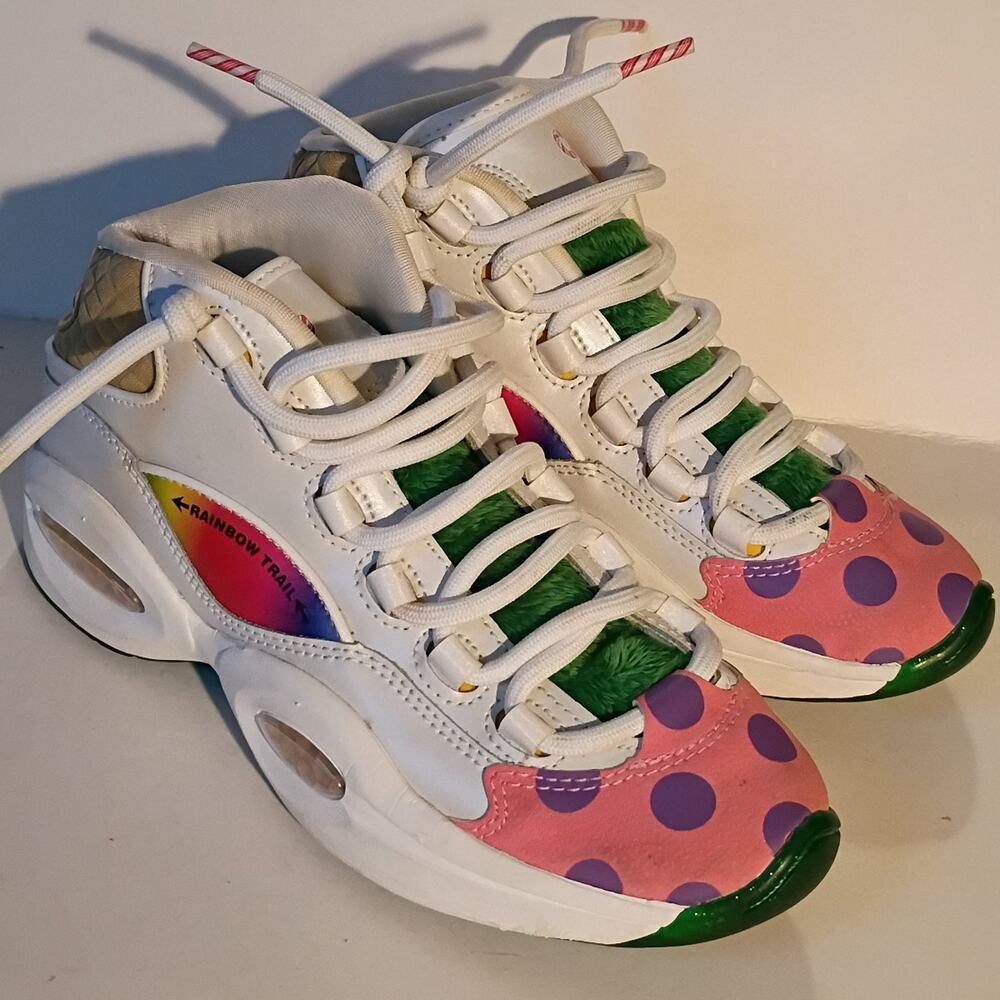 Reebok Question Mid Iverson's "Candy Land" Size 4 ( loc. Dt-1)